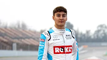 George Russell (GBR) Williams Racing and Nicholas Latifi (CDN) Williams Racing. Williams Racing