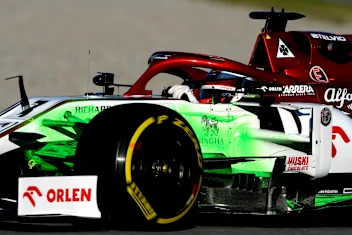 BARCELONA, SPAIN - FEBRUARY 20: Kimi Raikkonen of Finland driving the (7) Alfa Romeo Racing C39