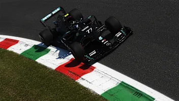 MONZA, ITALY - SEPTEMBER 04: Valtteri Bottas of Finland driving the (77) Mercedes AMG Petronas F1