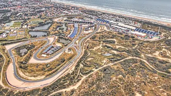 2021 Dutch Grand Prix Zandvoort aerial image - please credit Dromo Circuit