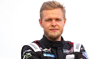 SEBRING, FL - MAR 18:  Kevin Magnussen is shown in the paddock during practice before the 12 Hours