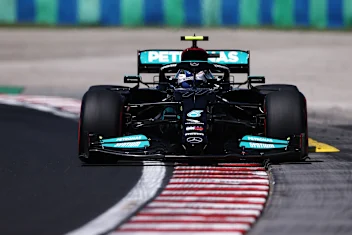 BUDAPEST, HUNGARY - JULY 30: Valtteri Bottas of Finland driving the (77) Mercedes AMG Petronas F1