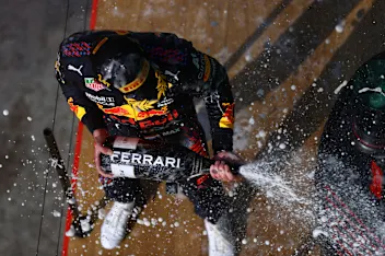 ZANDVOORT, NETHERLANDS - SEPTEMBER 05: Race winner Max Verstappen of Netherlands and Red Bull