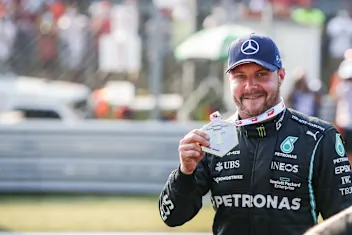 MONZA, ITALY - SEPTEMBER 11: Valterri Bottas of Mercedes and Finland wins the Sprint race ahead of