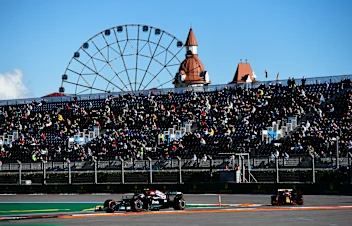 SOCHI, RUSSIA - SEPTEMBER 24: Valtteri Bottas of Finland driving the (77) Mercedes AMG Petronas F1