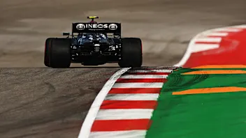 AUSTIN, TEXAS - OCTOBER 22: Valtteri Bottas of Finland driving the (77) Mercedes AMG Petronas F1