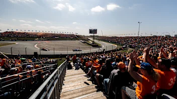 ZANDVOORT, NETHERLANDS - SEPTEMBER 04: A general view of fans during qualifying ahead of the F1