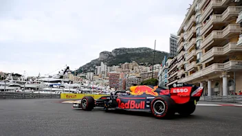 MONTE CARLO, MONACO - 2019/05/26: Max Verstappen of Aston Martin Red Bull Racing on track during