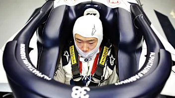 ABU DHABI, UNITED ARAB EMIRATES - DECEMBER 15: Yuki Tsunoda of Japan and Scuderia AlphaTauri