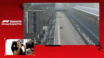 George Russell wins the Virtual Azerbaijan Grand Prix