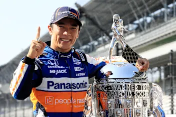 INDIANAPOLIS, INDIANA - AUGUST 24: Takuma Sato, driver of the #30 Panasonic / PeopleReady Rahal