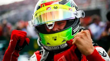 HUNGARORING, HUNGARY - AUGUST 04: HUNGARORING, HUNGARY - AUGUST 04: Race winner Mick Schumacher