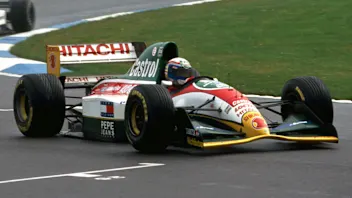 Alex Zanardi (ITA) Lotus 107B European Grand Prix, Rd3, Donington Park, England, 11 April 1993.