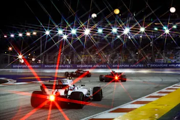 Marina Bay Circuit, Marina Bay, Singapore.
Sunday 17 September 2017.
Lance Stroll, Williams FW40