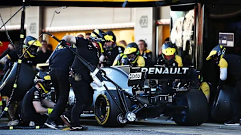 BARCELONA, SPAIN - FEBRUARY 27: Daniel Ricciardo of Australia driving the (3) Renault Sport Formula