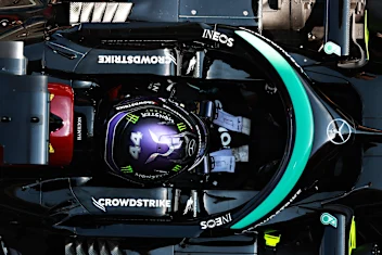 BARCELONA, SPAIN - MAY 07: Lewis Hamilton of Great Britain driving the (44) Mercedes AMG Petronas