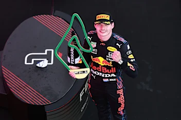 SPIELBERG, AUSTRIA - JUNE 27: Race winner Max Verstappen of Netherlands and Red Bull Racing