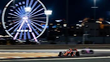 BAHRAIN, BAHRAIN - MARCH 30: Sebastian Vettel of Germany driving the (5) Scuderia Ferrari SF90 on