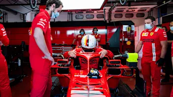Ferrari's Sebastian Vettel at Mugello pre-season test