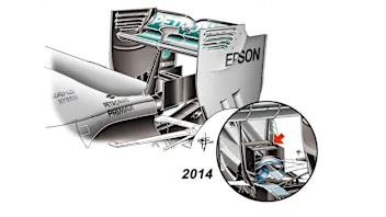 Mercedes F1 W06 Hybrid - Monaco monkey seat