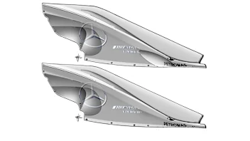 Mercedes F1 W06 Hybrid - Montreal engine cover