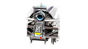 Williams FW37 - revised rear diffuser