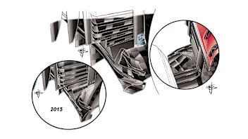 Ferrari SF16-H - rear diffuser updates