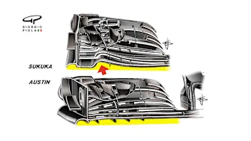 McLaren MP4-31 - Austin front wing