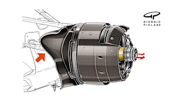 Toro Rosso STR11 - Mexico brake cooling