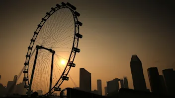 Circuit atmosphere - sunset.
21.09.2019. Formula 1 World Championship, Rd 15, Singapore Grand Prix,
