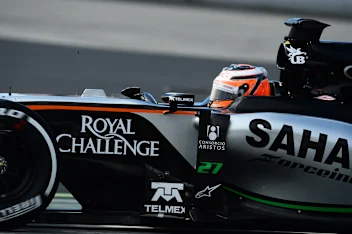 Nico Hulkenberg (GER) Force India VJM08 at Formula One Testing, Day Two, Barcelona, Spain, 27