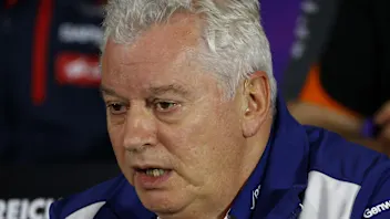 Pat Symonds (GBR) Williams Technical Director in the Press Conference at Formula One World