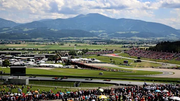 RED BULL RING, AUSTRIA - JULY 01: Race action during the Austrian GP at Red Bull Ring on July 01,