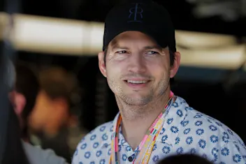 Hungaroring, Budapest, Hungary. 
Sunday 30 July 2017.
Actor Ashton Kutcher.
World Copyright: Zak