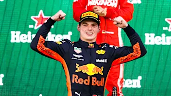 AUTODROMO HERMANOS RODRIGUEZ, MEXICO - OCTOBER 28: Max Verstappen, Red Bull Racing, 1st position,