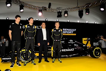 at Renault F1 Launch, Renault Technocentre, Guyancourt, France, 3 February 2016.