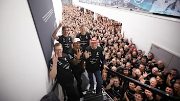 Mercedes' 2017 World Championship Celebrations - Brackley &