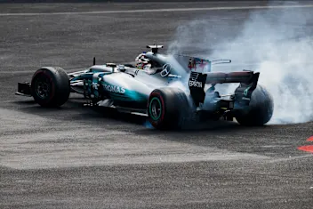 Autodromo Hermanos Rodriguez, Mexico City, Mexico.
Sunday 29 October 2017.
Lewis Hamilton, Mercedes F1 W08 EQ Power+ wins his 4th World Championship title in Mexico.
World Copyright: Zak Mauger/LAT Images 
ref: Digital Image _56I6756