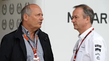 Ron Dennis (GBR) McLaren Executive Chairman and Jonathan Neale (GBR) McLaren Managing Director at