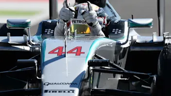 Race winner Lewis Hamilton (GBR) Mercedes AMG F1 W06 at Formula One World Championship, Rd12,