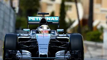 Lewis Hamilton (GBR) Mercedes AMG F1 W06 at Formula One World Championship, Rd6, Monaco Grand Prix