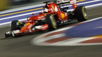 Sebastian Vettel (GER) Ferrari SF15-T at Formula One World Championship, Rd13, Singapore Grand