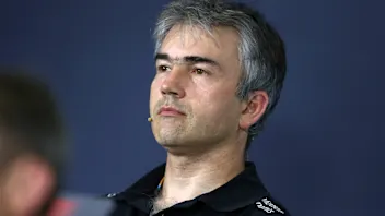 Nick Chester (GBR) Lotus Technical Director. Formula in the Press Conference at Formula One World