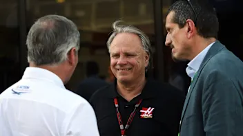 Gene Haas (USA) Founder, President, and Sole Stockholder of Haas Automation with Guenther Steiner