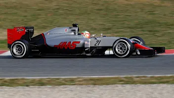 Esteban Gutierrez (MEX) Haas VF-16 at Formula One Testing, Day Four, Barcelona, Spain, Thursday 25