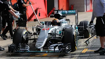 Pascal Wehrlein (GER) Mercedes-Benz F1 W07 Hybrid  at Formula One Testing, Day Two, Barcelona,