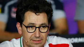 Mattia Binotto (ITA) Ferrari Chief Technical Officer in the Press Conference at Formula One World