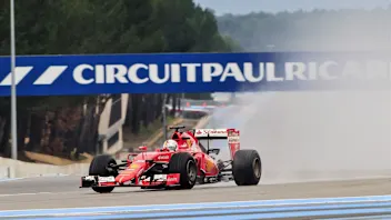 Sebastian Vettel (GER) Ferrari SF15-T at Pirelli Formula One Wet Test, Day Two, Paul Ricard,