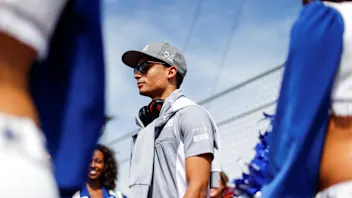 Pascal Wehrlein (GER) Manor Racing on the drivers parade at Formula One World Championship, Rd18,