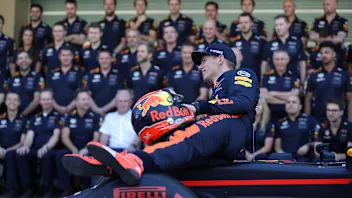 Max Verstappen (NED) Red Bull Racing at the Red Bull Racing Team photo at Formula One World